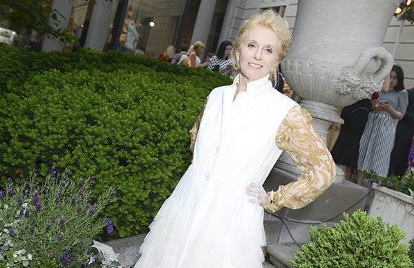 Arlene Shechet at the Frick Garden Party, which celebrated her new exhibition at the museum. Courtesy Madison/BFA.