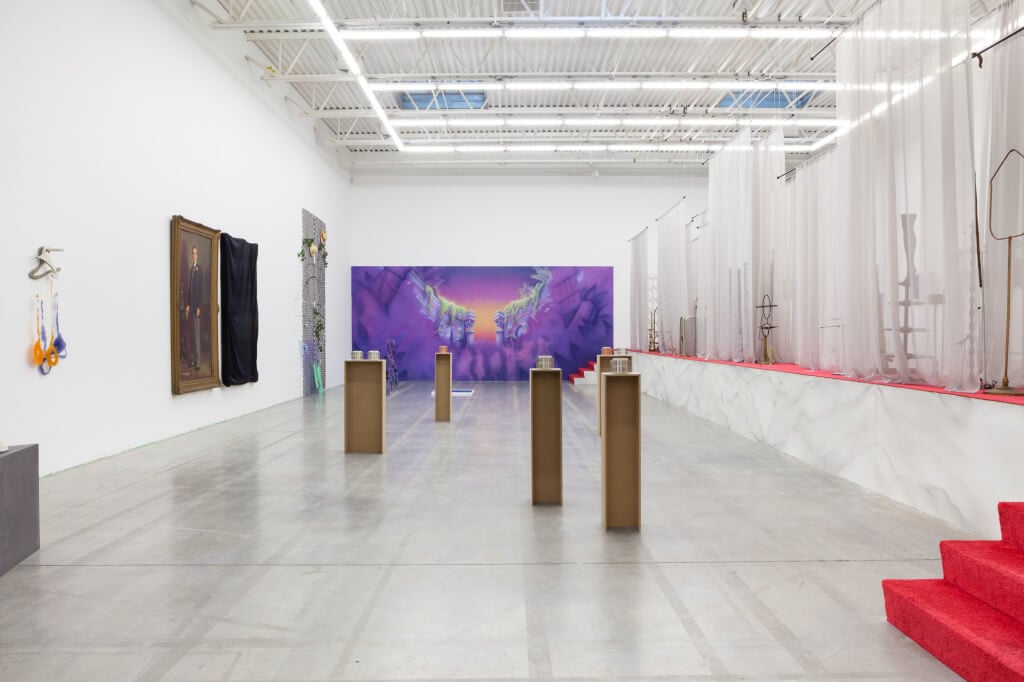 FADE IN: INT. ART GALLERY – DAY, installation view.Photo: Courtesy of Swiss Institute.
