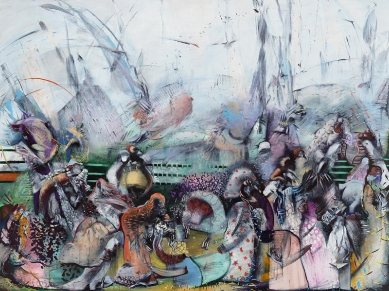 Ali Banisadr, , Treasure 2016. Image: Courtesy of the artist and Sperone Westwater Gallery.