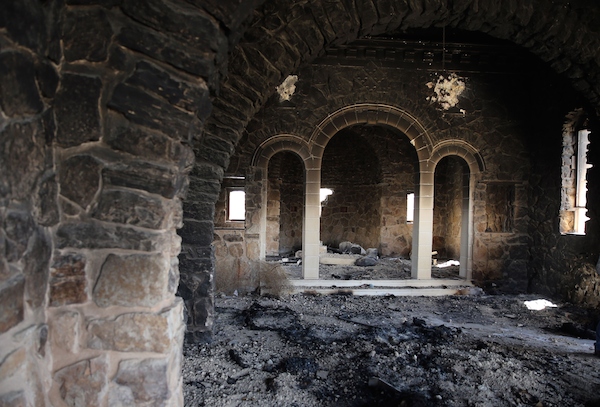 The Church of the monastery of St Elian Photo: JOSEPH EID/AFP/Getty Images