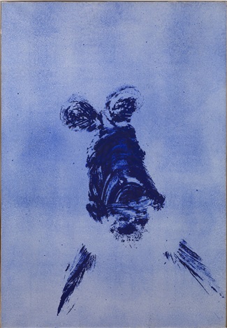 Yves Klein, <em>Ant 44</em> (1961). Courtesy of artnet.