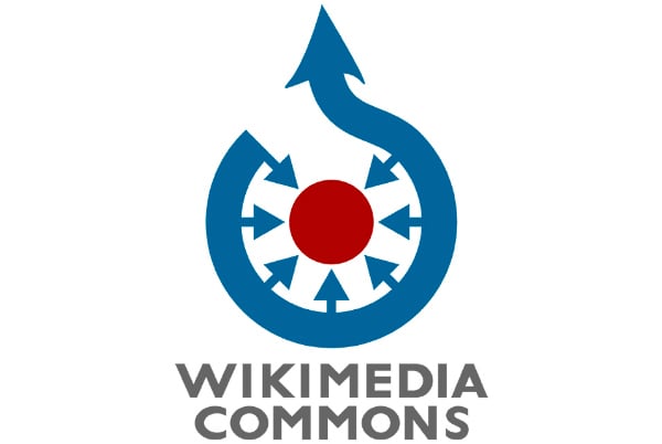 The Wikimedia Commons logo.