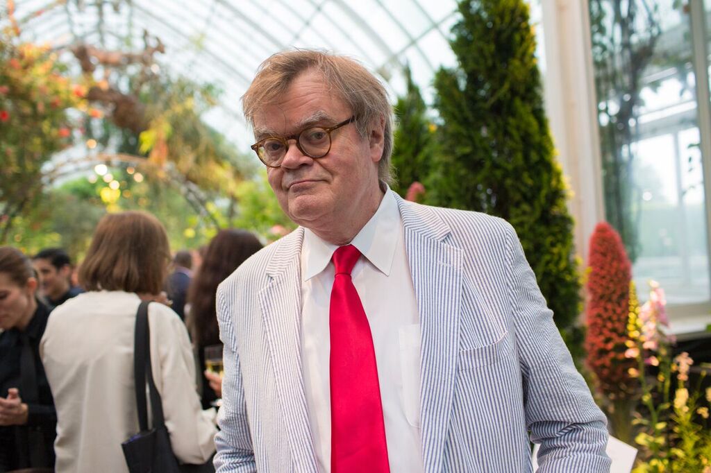 Garrison Keillor at the Poetry Society of America’s Spring Benefit Dinner. Courtesy New York Botanical Garden, Bronx, NY. 