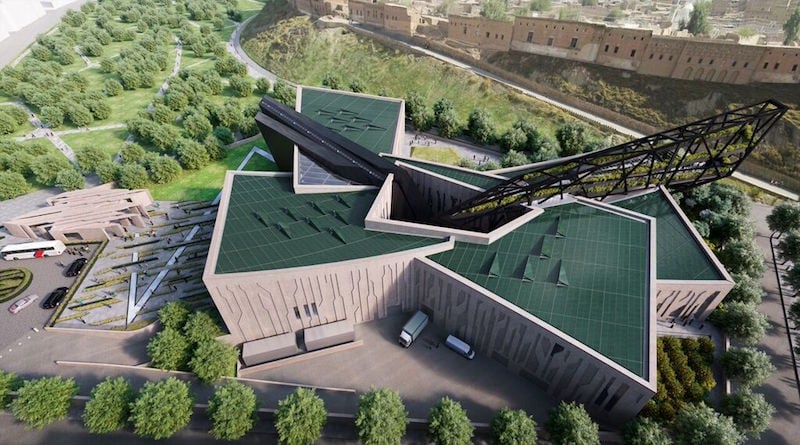 Rendering of the proposed Kurdistan Museum. Photo: Courtesy Hayes Davidson