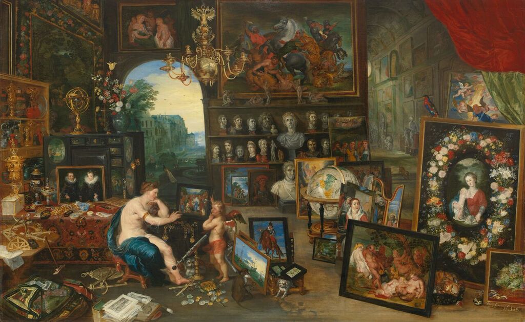Jan Brueghel the Younger, The Five Senses: Sight, c. 1625. Image: Paul G. Allen Family Collection.