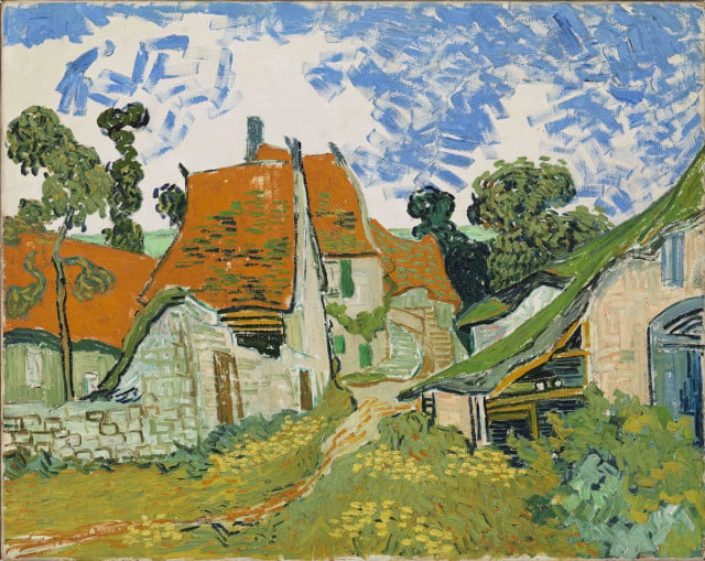 taiteilija: Gogh, Vincent van Inventaarionro A I 755 teosnimi: Katu, Auvers-sur-Oise haltija: AT kokoelma: Antell ajoitus: 1890 tekniikkateksti: öljy kankaalle pääluokka: maalaus aihe: RAKENNETTU MAISEMA; maalaismaisema; tie; Auvers-sur-Oise; Ranska mitat: 73,5 cm x 92,5 cm Digikuvanro X0025002 originaalin valokuvaus 2014-08-20 valokuvaaja: Eweis, Yehia digiluokitus: digioriginaali sisältökuvaus: Teosta valaistu normaalivalaistuksen lisäksi yläviistosta; strukruuri näkyy digitointilaite: Hasselblad H5D-50MS kuvankäsittelyohjelmisto: Photoshop cs6