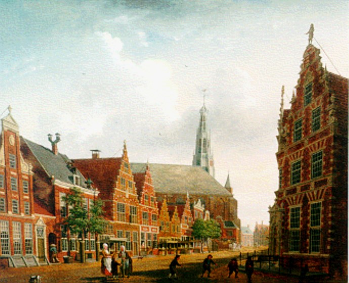 Isaak Ouwater, Nieuwstraat in Hoorn (1784). Courtesy of the Westfries Museum.