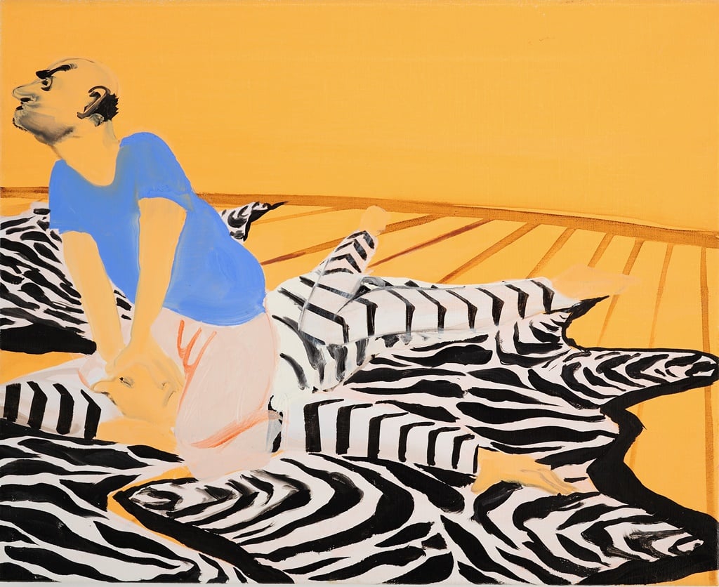 Tala Madani, Finding Zebra, (2008). Courtesy the artist and Pilar Corrias, London.