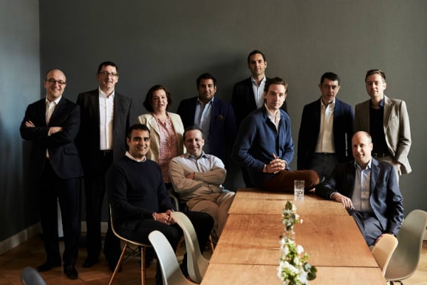 The management team of Paddle8 and Auctionata.