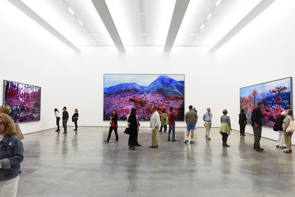 Work by Richard Mosse at Jack Shainman: the School opening celebration for "A Change of Place: Four Solo Exhibitions." Courtesy of Jack Shainman Gallery/ BFA, Zach Hilty. 