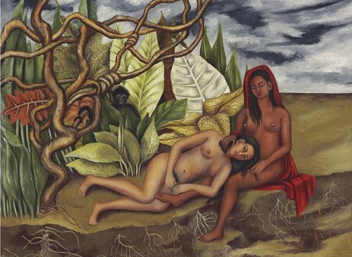 Frida Kahlo, Dos Desnudos en el Bosque (La Tierra Misma) (1939). Image: Courtesy of Christie's Images, Ltd.