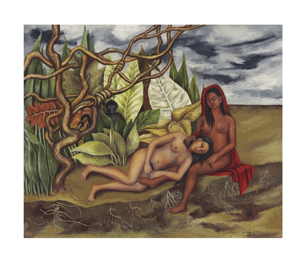Frida Kahlo, Dos Desnudos en el Bosque (La Tierra Misma) (1939). Image: Courtesy of Christie's Images, Ltd.