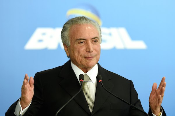 Acting Brazilian President Photo: Michel Temer EVARISTO SA/AFP/Getty Images
