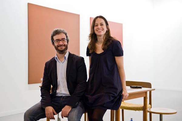 Pedro Maisterra and Belén Valbuena from the Madrid-based gallery MaisterraValbuena. Photo: Courtesy the gallery.