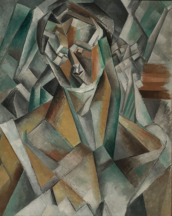 Pablo Picasso, <em>Femme Assise</em> (1909). Courtesy of Sotheby's London.