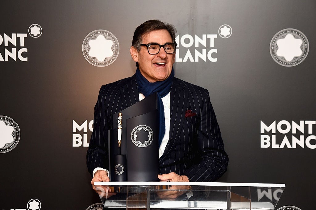 Peter M. Brant at the Montblanc De La Culture Arts Patronage Award ceremony at Kappo Masa, November 10, 2015, in New York. Photo Nicholas Hunt/Getty Images for Montblanc.