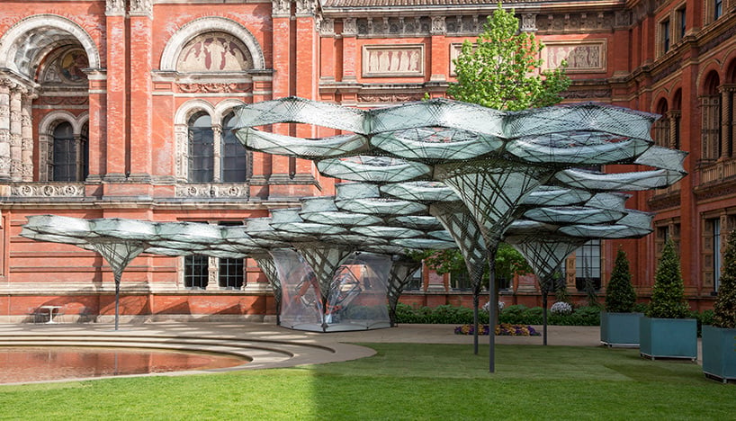 The Elytra Filament Pavilion at the Victoria and Albert Museum. © Victoria and Albert Museum, London