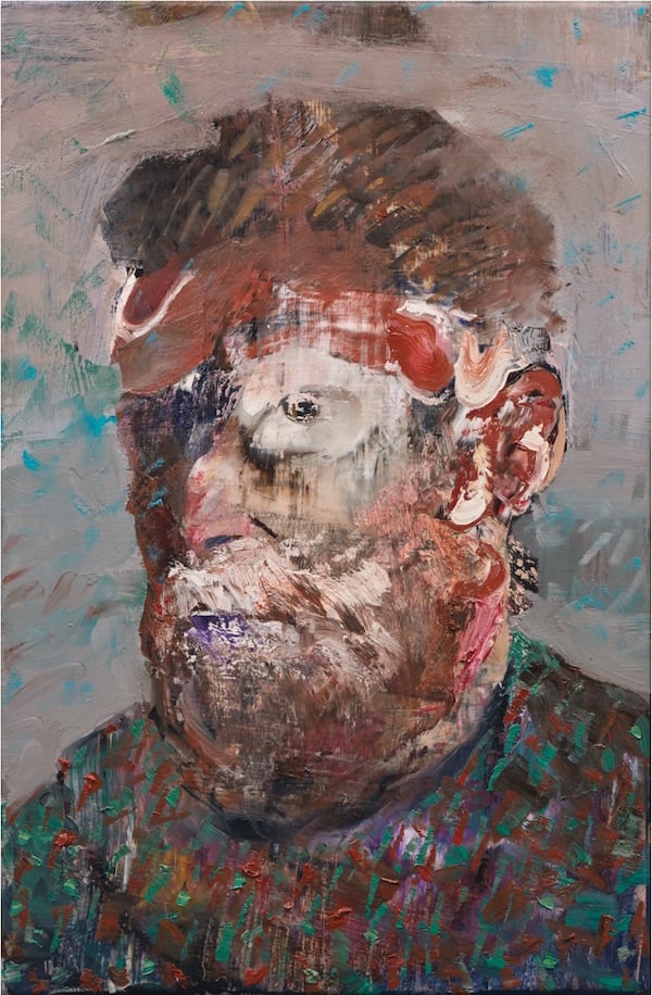 Adrian Ghenie Self Portrait as Vincent Van Gogh (2012) Photo: Sotheby's