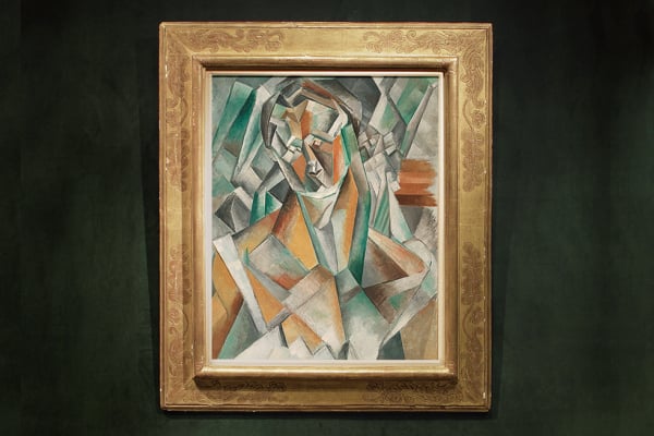 Pablo Picasso, Femme Assise (1909). Courtesy of Sotheby's London.