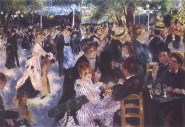 Pierre-Auguste Renoir, <i>Au Moulin de la Galette</i> became one of the worl'ds most expensive paintings when it sold for $78 million back in 1990. Courtesy Artnet