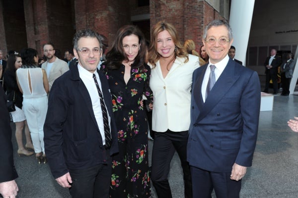 Tom Sachs, ?, Anne Pasternak, Jeffrey Deitch== 2016 Brooklyn Museum Artist Ball, Honoring Stephanie and Tim Ingrassia== The Brooklyn Museum of Art, NYC== April 20, 2016== ©Patrick McMullan== Photo - Liam McMullan/PMC== ==