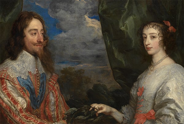 Anthony van Dyck, Portrait of Charles I of England with his wife, Henrietta Maria (1632). Courtesy of the Frick Collection.