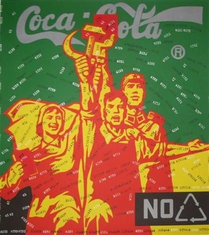 Wang Guangyi, Coca-Cola (2002). Courtesy of artnet Galleries.