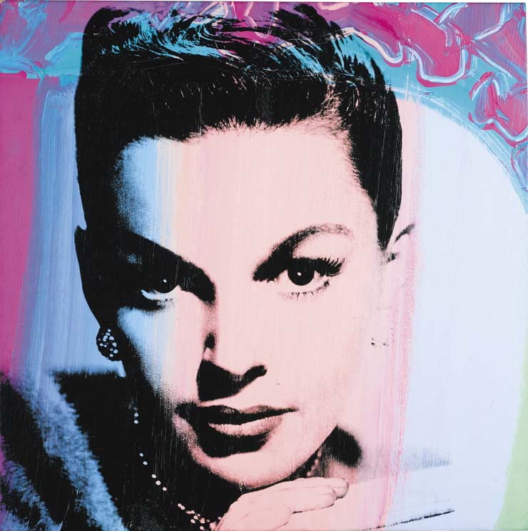 Andy Warhol, Judy Garland (1978). The canvas, apparently not from Liza Minnelli's collection, sold for $1.2 million at Sotheby's New York in 2014.