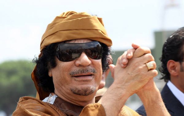 Libyan leader Muammar Gaddafi in 2010. Courtesy of photographer Ernesto Ruscio/Getty Images.