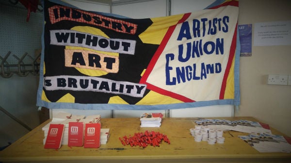 The 2016 AGM of Artists' Union England. Photo via AUE's Facebook.