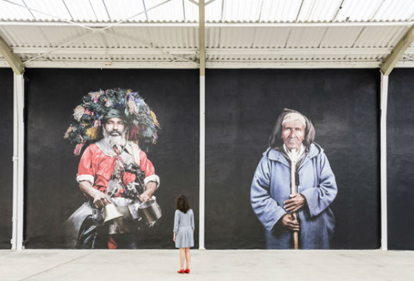 Installation view of Leila Alaoui's exhibition at Galleria Continua, Les Moulins. Courtesy the gallery.