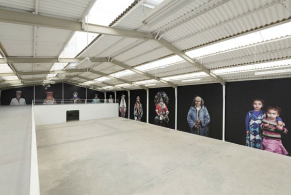 Installation view of Leila Alaoui's exhibition at Galleria Continua, Les Moulins. Courtesy the gallery.