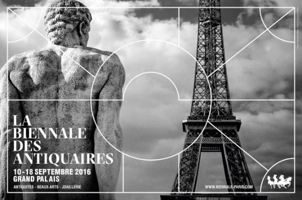 Poster of the forthcoming edition of the Biennale des Antiquaires