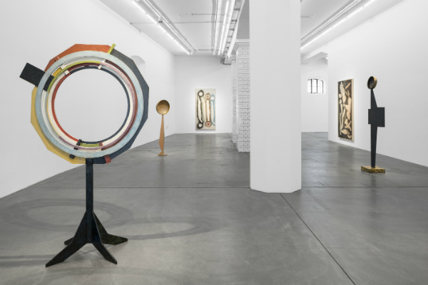 Installation view of David Smith's 