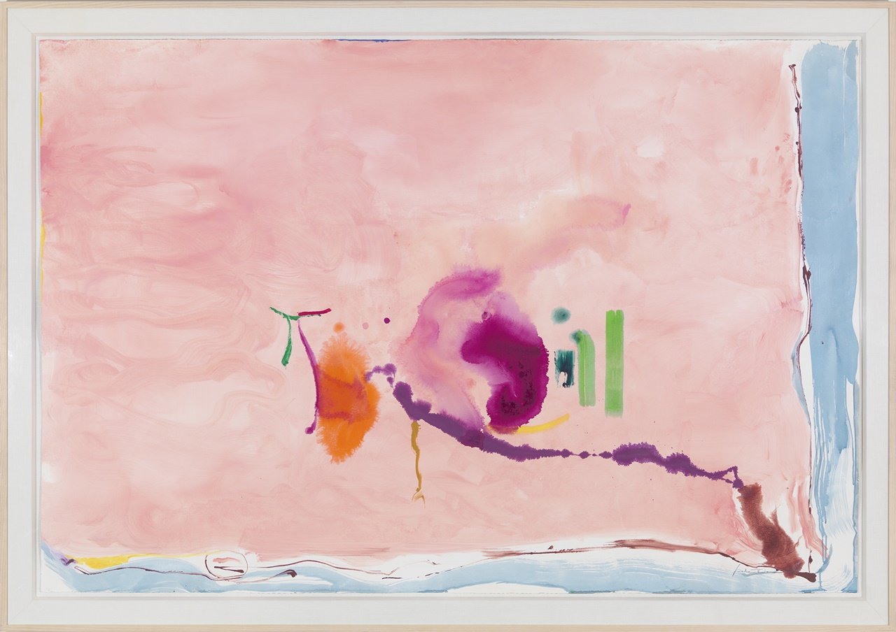 Helen Frankenthaler, <i>Flirt</i>, 1995. Copyright 2015 Helen Frankenthaler Foundation, Inc. Artists Rights Society (ARS), New York. Courtesy Gagosian Gallery.
