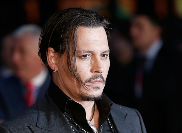 Johnny Depp in London in 2015. Photo by John Phillips/Getty Images for BFI.