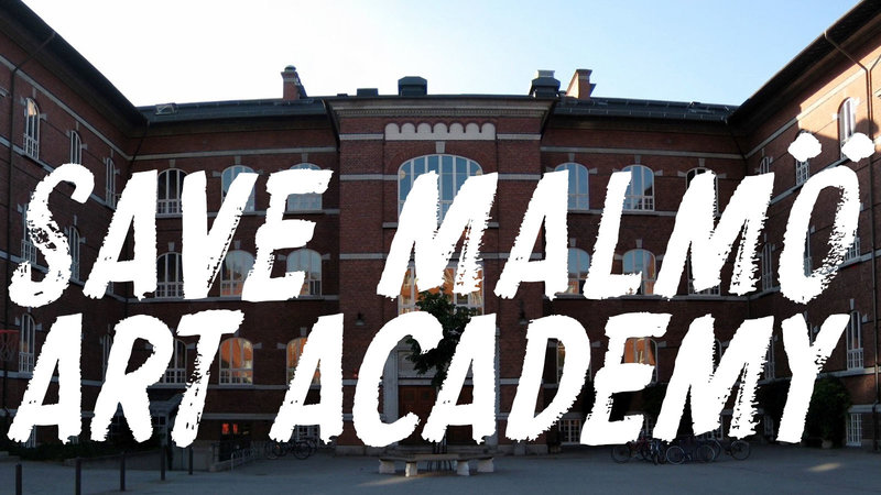 Salve Malmö Art Academy banner, via change.org.
