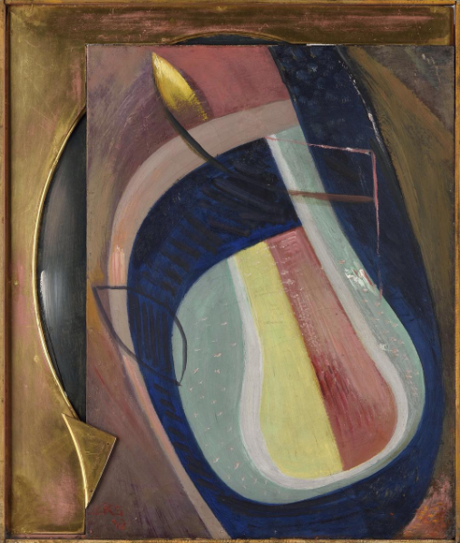 Kurt Schwitters Ohne Title (Das doppelte Bild) (1942). Image: Courtesy of Galerie Gmurzynska