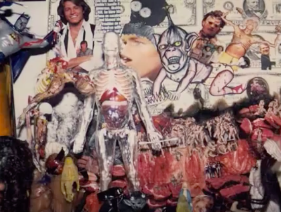 Collage by Kurt Cobain. Courtesy of YouTube.
