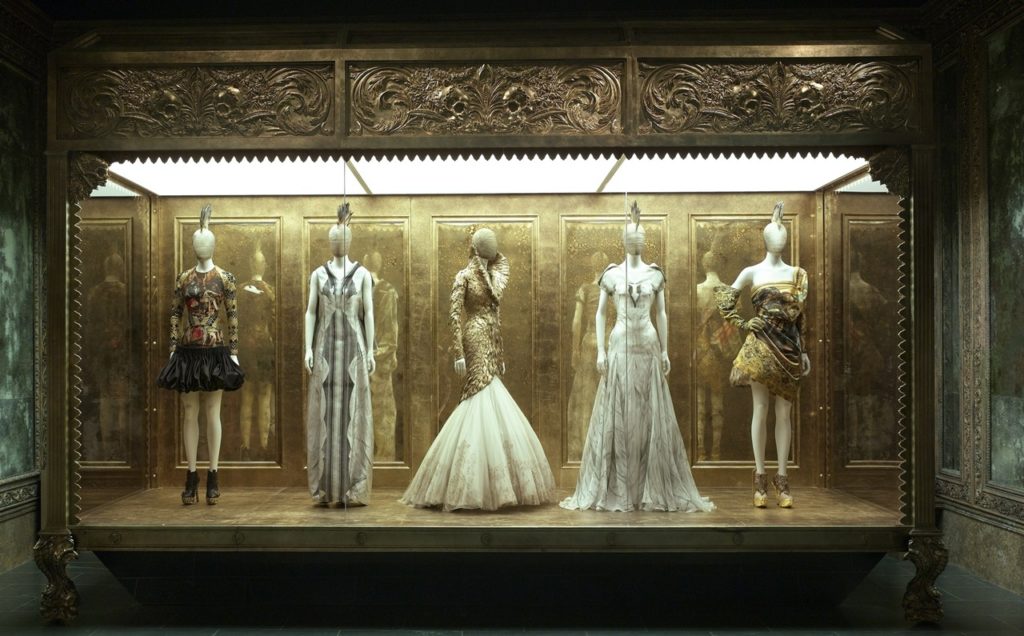 Exhibition view, "Alexander McQueen: Savage Beauty," at the Metropolitan Museum of Art, New York.