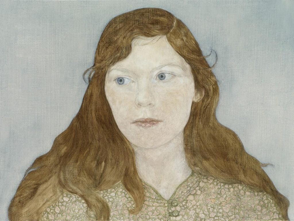 Clara Drummond, Girl in a Liberty Dress, 2016. Courtesy National Portrait Gallery, London.