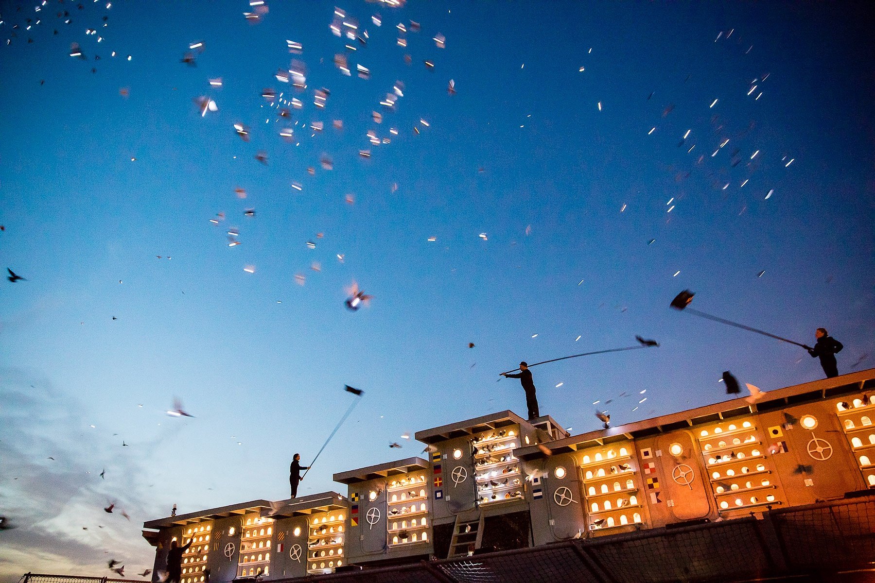 Duke Riley, Fly by Night (2016). Photo Tod Seelie, courtesy Creative Time.