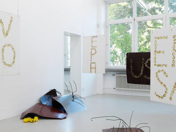 Olga Balema. Installation view. Courtesy of Galerie Fons Welters.
