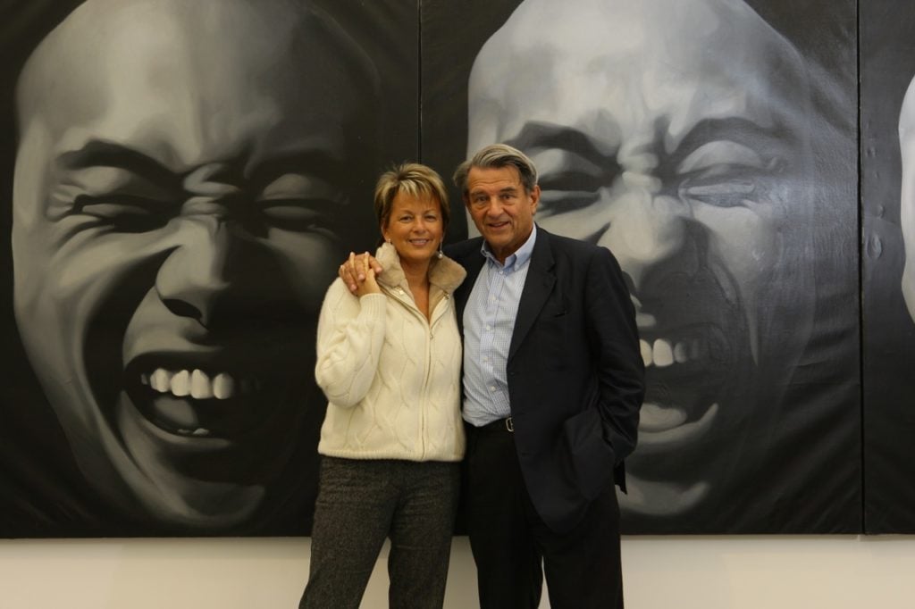 Guy and Myriam Ullens. Photo Luc Castel, courtesy Ullens Center for Contemporary Art, Beijing.