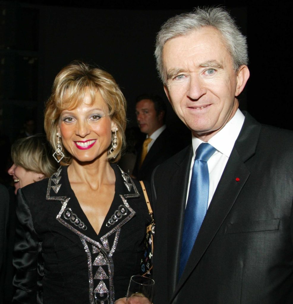 Yves Carcelle, Helen Arnault, Bernard Arnault== at Louis Vuitton's 150th Anniversary Party held at Damrosch Park at Lincoln Center, NYC== February 10, 2004== ©Patrick McMullan== photo- Jimi Celeste/PMc==