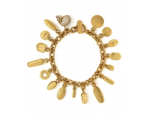 Damien Hirst's version of the pill bracelet, which he has been selling since 2004. Photo: Other Critera.