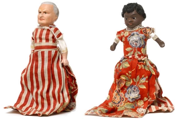 Political dolls from the Museum of Democracy. Courtesy of the Wright family collection.