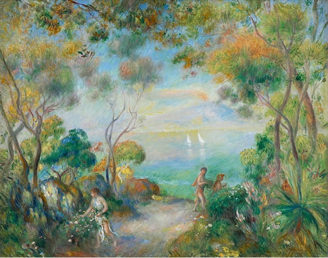 Pierre-Auguste Renoir, Un Jardin à Sorrente (1881). Image: Courtesy Sotheby's.