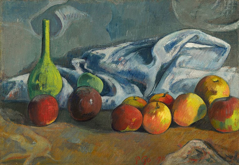Paul Gauguin, Nature morte aux pommes (1890). Image: Courtesy Sotheby's.