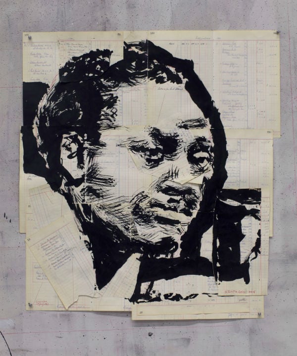 William Kentridge, Untitled (Patrice Lumumba III) (2016). Courtesy Goodman Gallery.